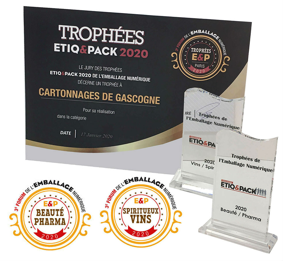 2 Trophées pour les Cartonnages de Gascogne